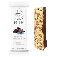 Milk Lactation Products Blueberry & Dark Chocolate Collagen Bar